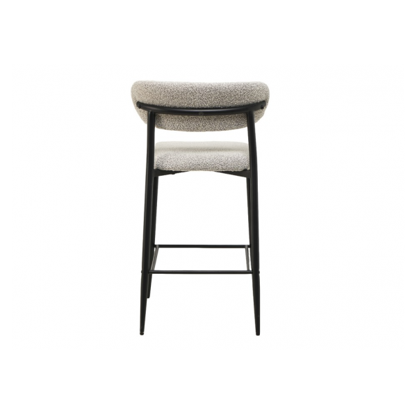 Напівбарний стілець B-160 натуральний + чорний