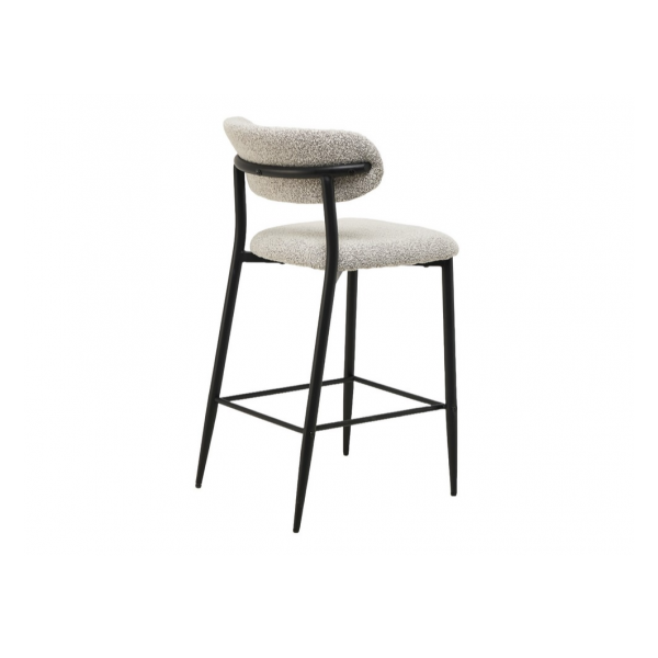 Напівбарний стілець B-160 натуральний + чорний