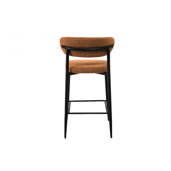 Напівбарний стілець B-160 гірчичний + чорний