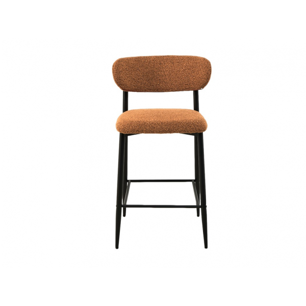 Напівбарний стілець B-160 гірчичний + чорний