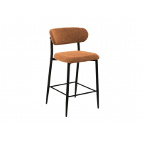 Напівбарний стілець B-160 гірчичний + чорний