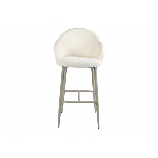 Напівбарний стілець B-236 маршмеллоу + капучино