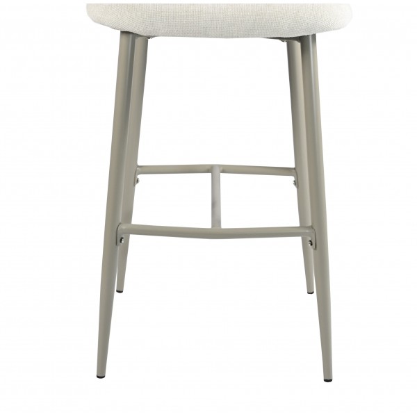 Напівбарний стілець B-236 маршмеллоу + капучино