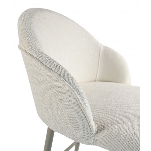 Напівбарний стілець B-236 маршмеллоу + капучино