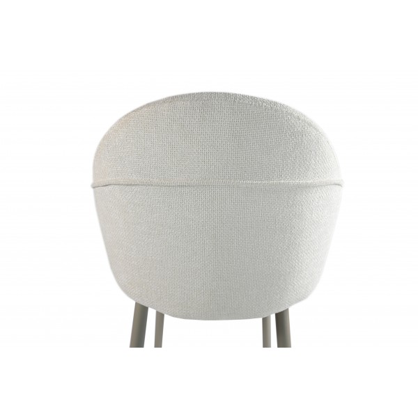 Напівбарний стілець B-236 маршмеллоу + капучино