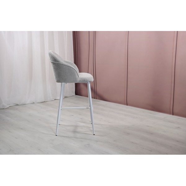 Напівбарний стілець B-236 оксфорд + білий