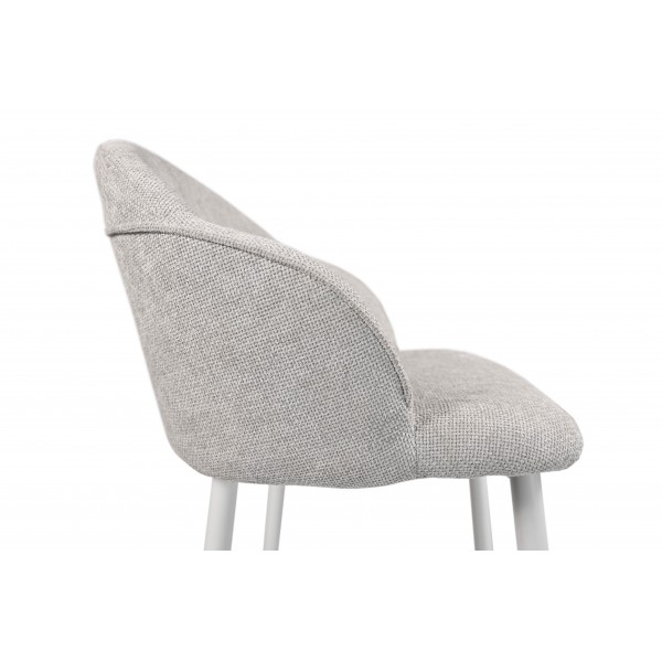 Напівбарний стілець B-236 оксфорд + білий