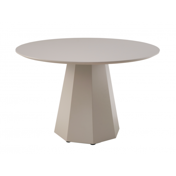 Стіл круглий поліуретановий МДФ TM-200 теплий пісок