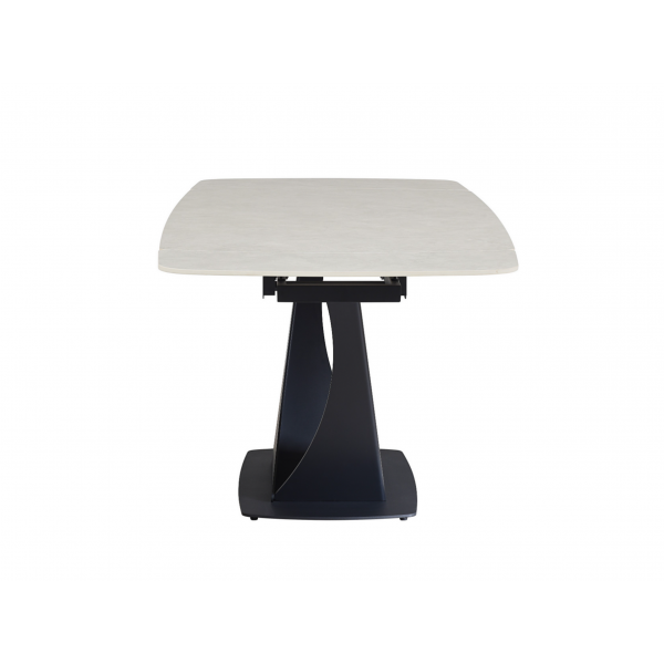 Керамічний стіл Еліо TML-990 крема делікато + чорний