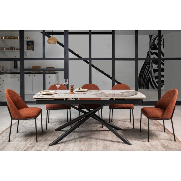 Керамічний стіл Піно TML-1200 патагонія + чорний