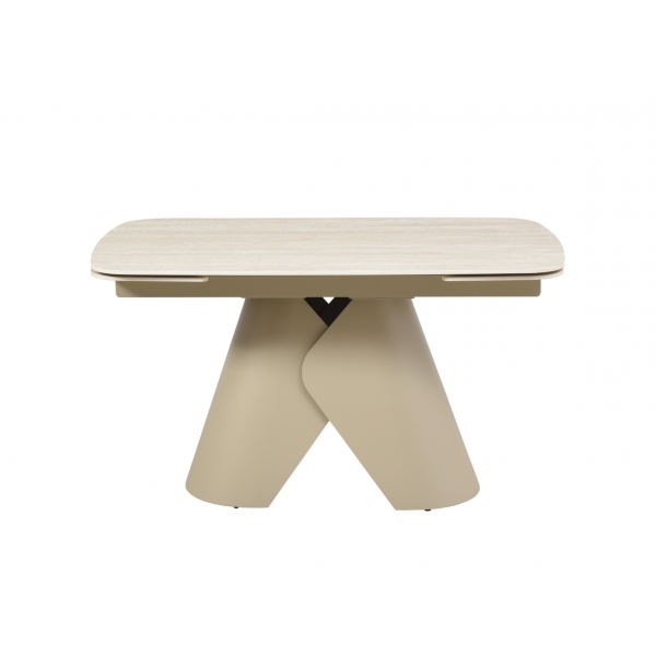 Керамічний стіл Паріс TML-997-1 крема марфіль + бежевий