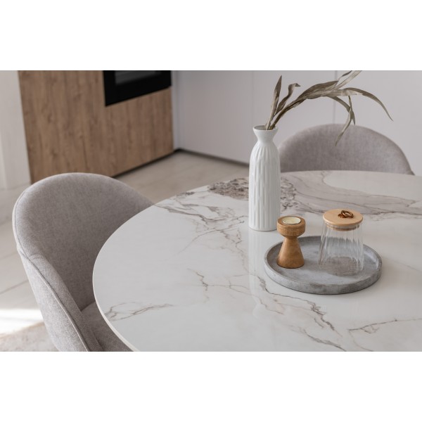 Керамічний стіл Квінто TM-300 голден сенд + дуб