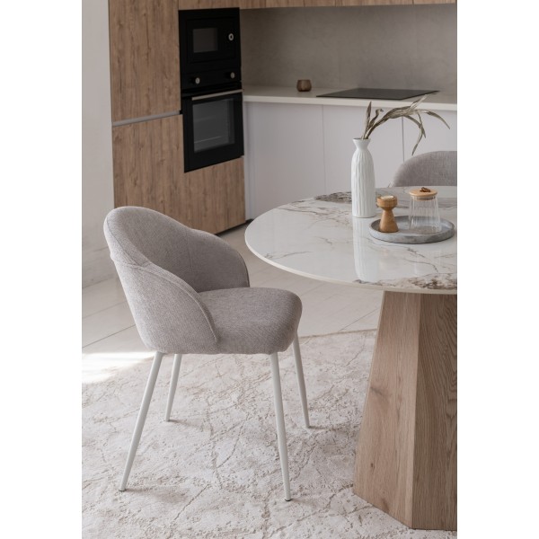 Керамічний стіл Квінто TM-300 голден сенд + дуб