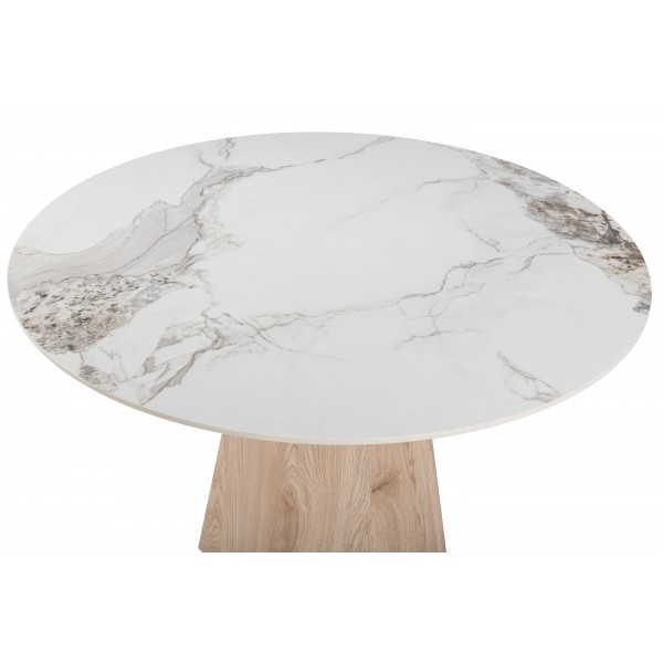 Керамічний стіл Квінто TM-300 голден сенд + дуб