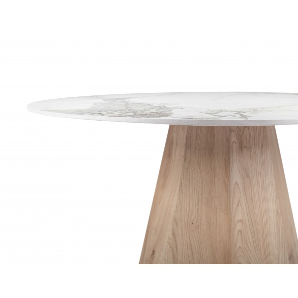 Керамічний стіл Квінто TM-300 голден сенд + дуб