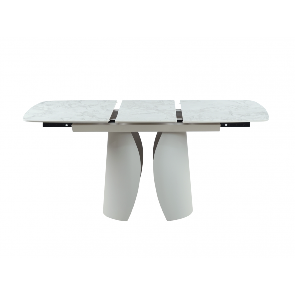 Керамічний стіл Лунаріо TML-1322 клауді грей + айворі