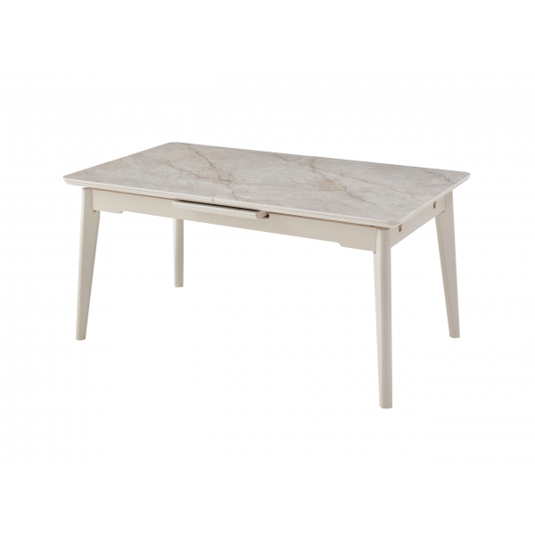 Керамічний стіл TM-125 містік грей + капучино