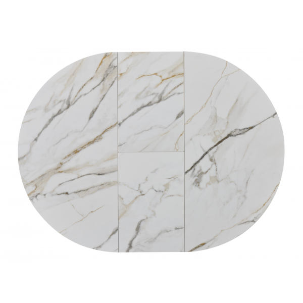 Керамічний стіл Маре TML-1330 калакатта голд + білий