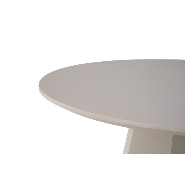 Стіл круглий поліуретановий МДФ TM-200-1 теплий пісок