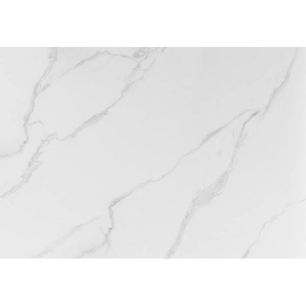 Керамічний стіл TM-76 білий мармур + чорний