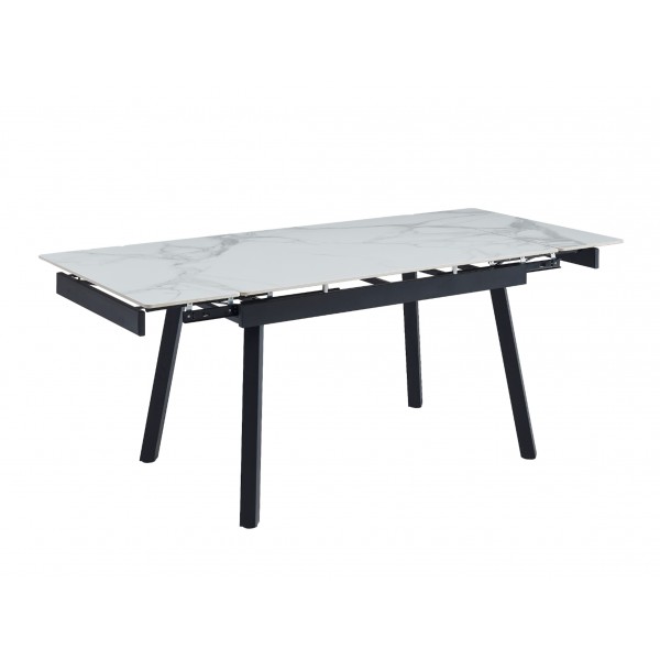 Керамічний стіл TM-88-1 вайт клауд + чорний