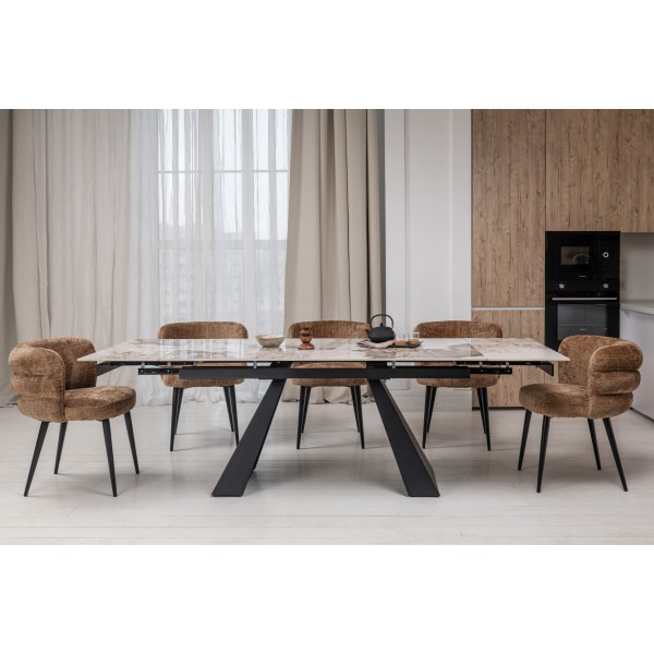 Керамічний стіл Чезаре TML-1100 патагонія + чорний