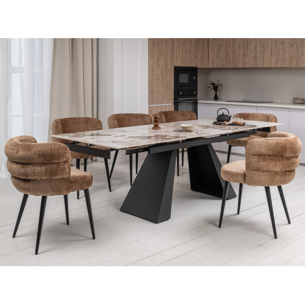 Керамічний стіл Чезаре TML-1100 патагонія + чорний