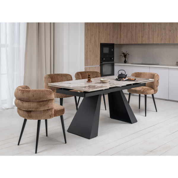 Керамічний стіл Чезаре TML-1100 патагонія + чорний