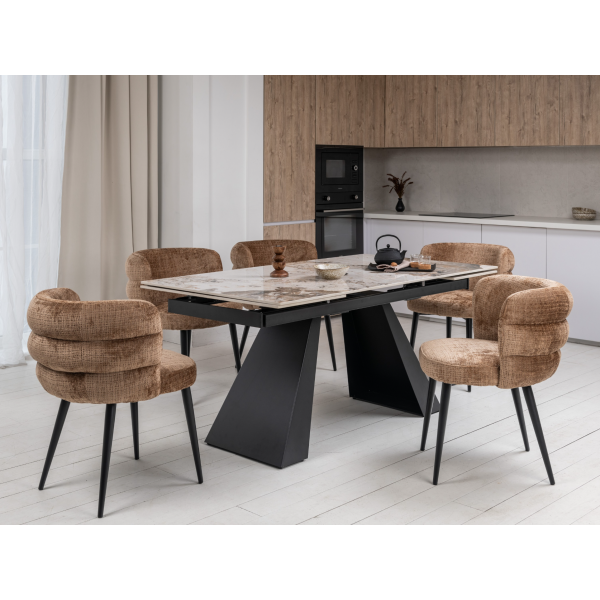 Керамічний стіл Чезаре TML-1100 патагонія + чорний