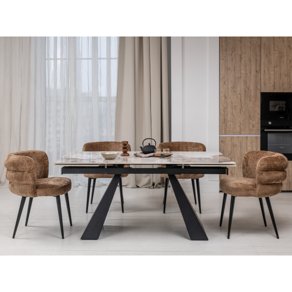 Керамічний стіл Чезаре TML-1100 патагонія + чорний