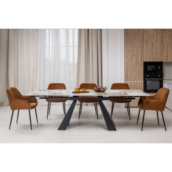 Керамічний стіл Чезаре TML-1100 патагонія + чорний