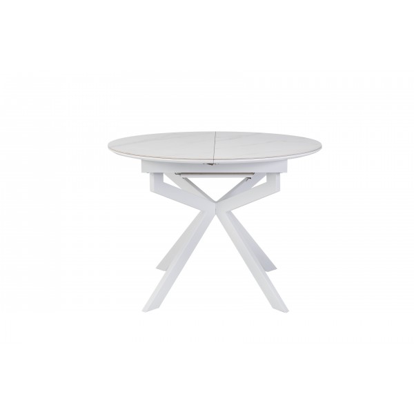 Керамічний стіл Офелія TML-1250 калакатта крістал + білий