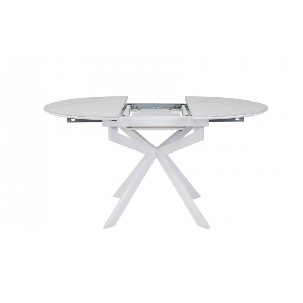 Керамічний стіл Офелія TML-1250 калакатта крістал + білий