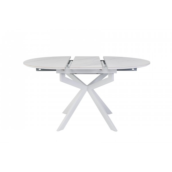 Керамічний стіл Офелія TML-1250 калакатта крістал + білий