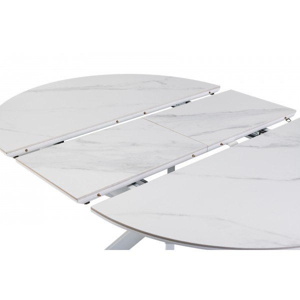 Керамічний стіл Офелія TML-1250 калакатта крістал + білий