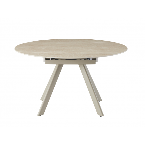 Керамічний стіл Сієна TML-1240 римський траветрін + капучино