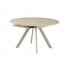 Керамічний стіл Сієна TML-1240 римський траветрін + капучино