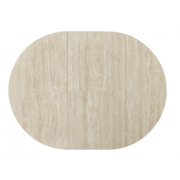 Керамічний стіл Маре TML-1330 римський травертін + капучино