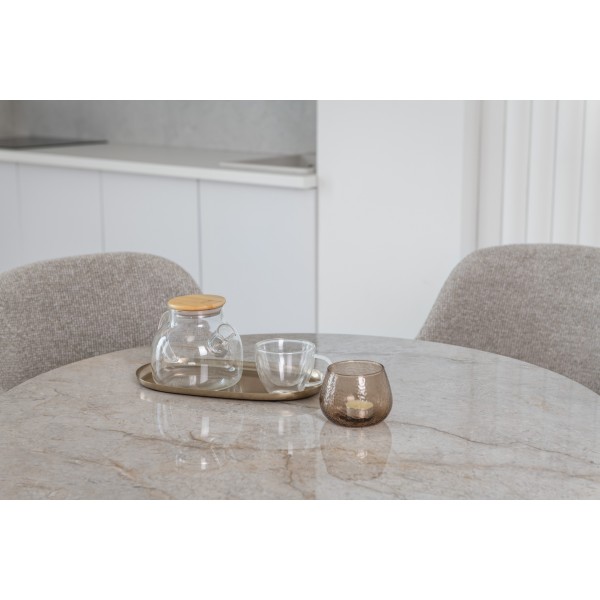 Стіл обідній T-325 містік грей + капучино