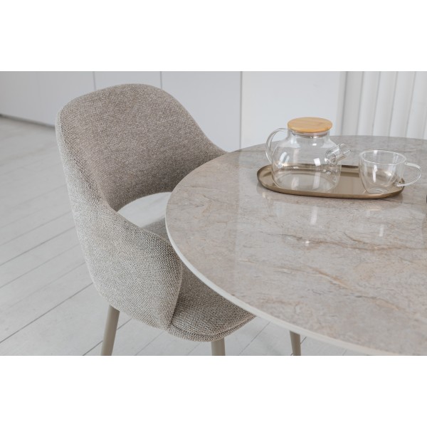 Стіл обідній T-325 містік грей + капучино