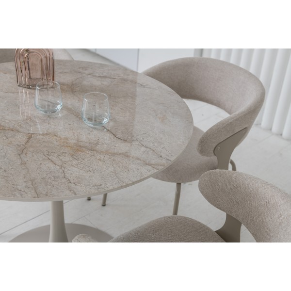 Стіл обідній T-325 містік грей + капучино