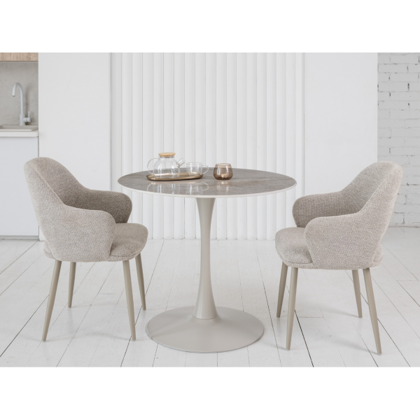 Стіл обідній T-325 містік грей + капучино