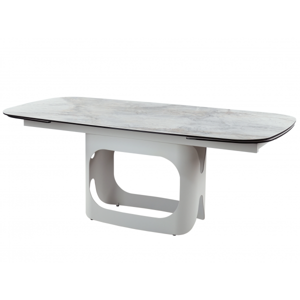 Керамічний стіл Арно TML-1310 сілвер рівер + айворі