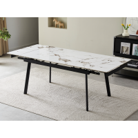 Керамічний стіл TM-98 панда вайт + чорний