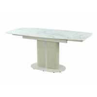 Керамічний стіл Комо TML-1306 статуаріо анго + бежевий