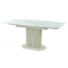 Керамічний стіл Комо TML-1306 статуаріо анго + бежевий