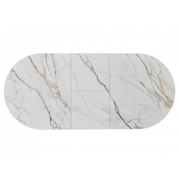 Керамічний стіл Верона TML-1335 калакатта голд + чорний