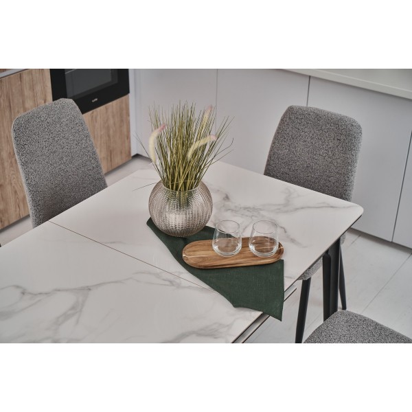 Керамічний стіл TM-89 каса вайт + чорний