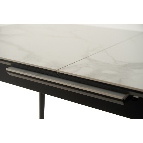 Керамічний стіл TM-89 каса вайт + чорний