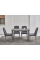 Обідній керамічний стіл TM-110 петра грей + сірий